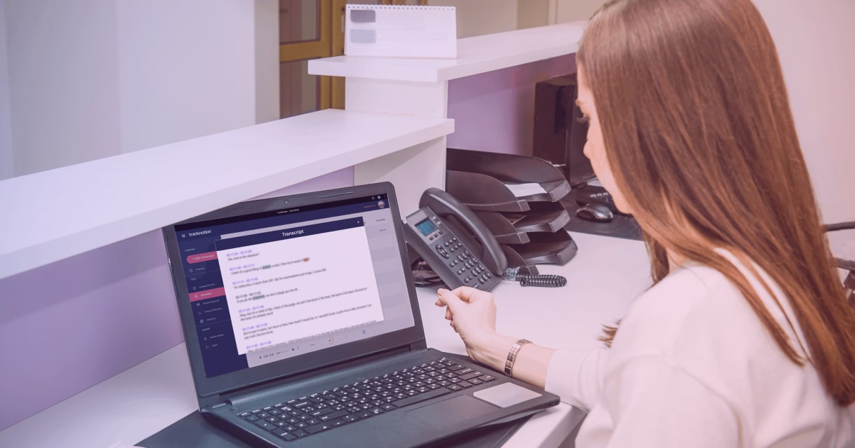 Concept art of a professional medical reception desk