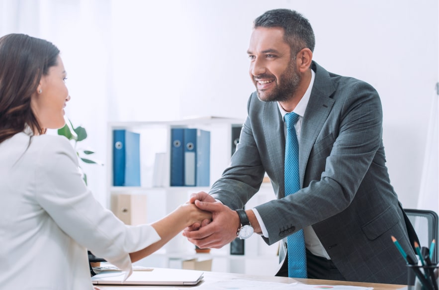 An AI-powered interface managing firm communications.