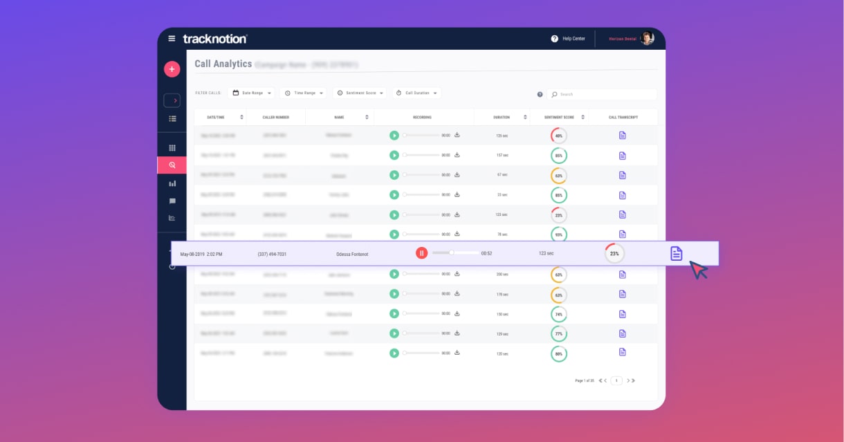 Infographic on using TrackNotion legal transcription for client management