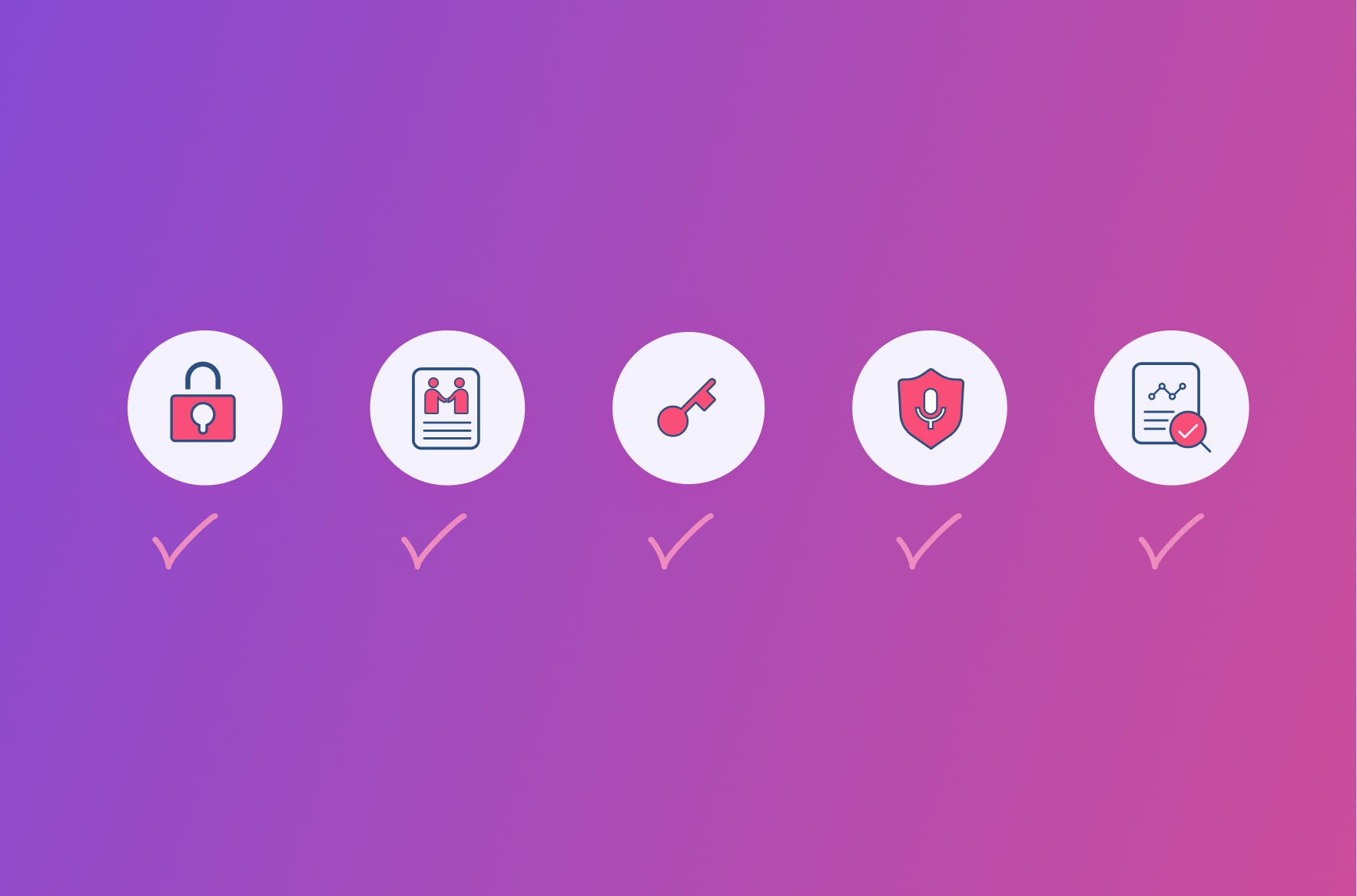 Features list icon for a compliant call tracking software solution.
